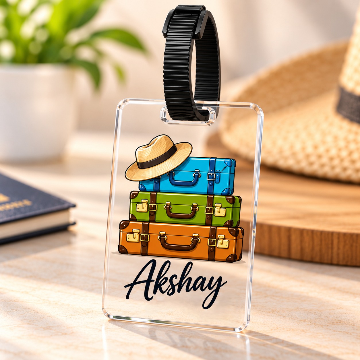 LT3 Acrylic Luggage Tag